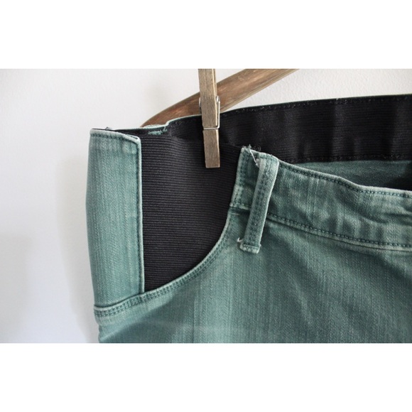 Isabel Maternity Ingrid & Isabel Green Skinny Jeans 12 31 - Picture 3 of 8